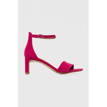 Vagabond Shoemakers sandale din piele intoarsa Luisa culoarea rosu, 5312.440.46 de firma originale