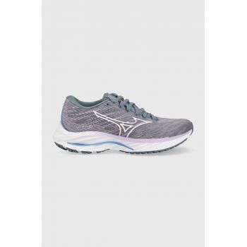 Mizuno pantofi de alergat Wave Rider 26 culoarea violet de firma originali