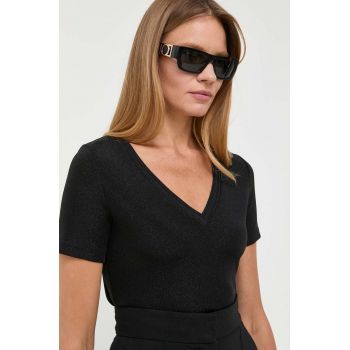 Morgan tricou femei, culoarea negru