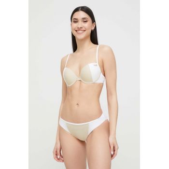 EA7 Emporio Armani costum de baie din două piese culoarea auriu, cupa rigidizata de firma original