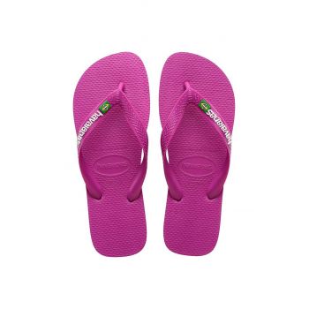 Havaianas slapi BRASIL LOGO culoarea roz, 4110850.4622