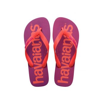 Havaianas slapi TOP LOGOMANIA culoarea violet, 4145741.1256 ieftini