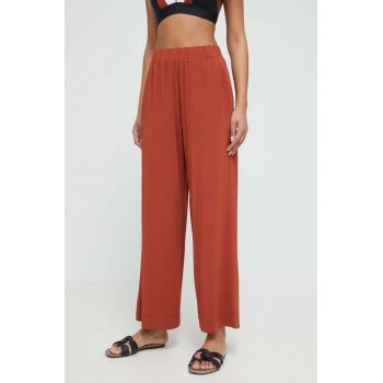 Max Mara Beachwear pantaloni de plaja femei, culoarea rosu