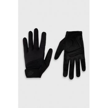 4F mănuși de ciclism culoarea negru