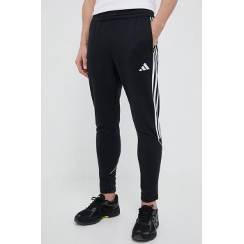 adidas Performance pantaloni de trening Tiro 23 League culoarea negru, cu imprimeu ieftini