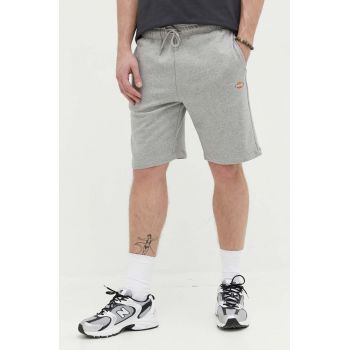 Dickies pantaloni scurti din bumbac culoarea gri, melanj