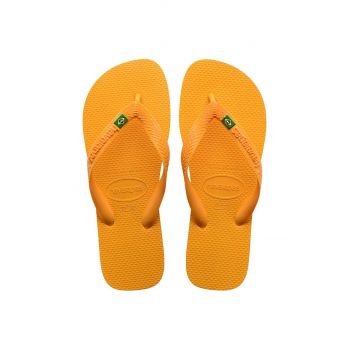 Havaianas slapi BRASIL culoarea galben, 4000032.1740