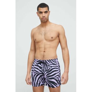 HUGO pantaloni scurti de baie culoarea violet