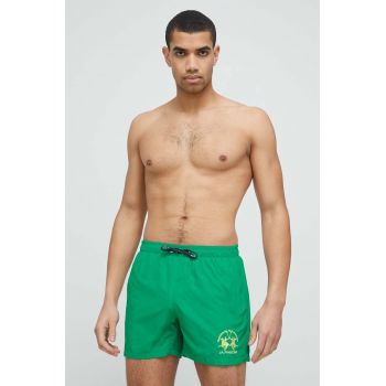 La Martina pantaloni scurti de baie culoarea verde