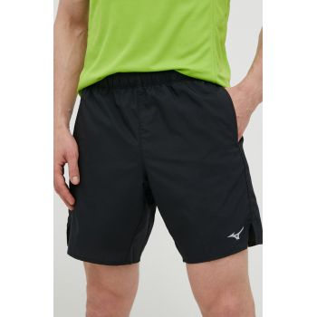 Mizuno pantaloni scurți de alergare Core 7.5 culoarea negru ieftini