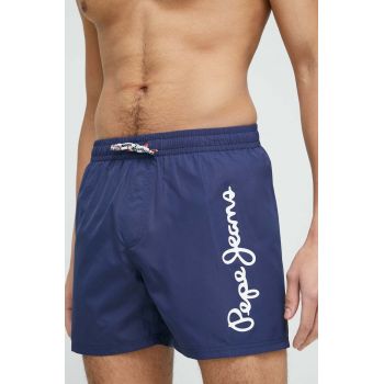 Pepe Jeans pantaloni scurti de baie culoarea albastru marin