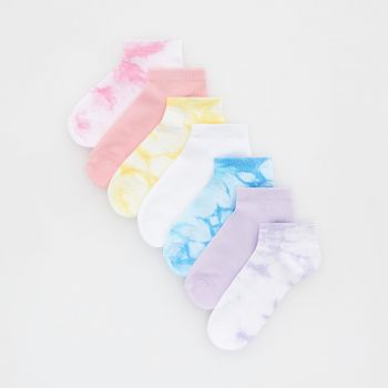 Reserved - Set de 7 perechi de șosete cu conținut ridicat de bumbac - Multicolor