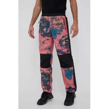 The North Face pantaloni de trening culoarea roz, modelator de firma originali
