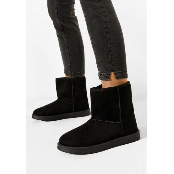 Cizme tip ugg negre Chica