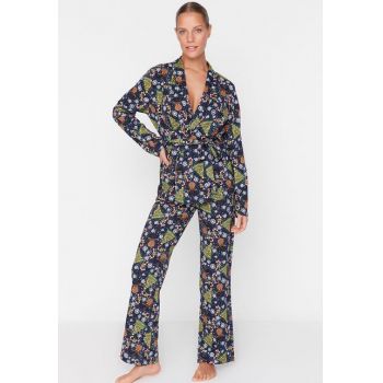 Pijama dama multicolora Toleda la reducere