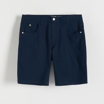 Reserved - Pantaloni scurți slim fit - Bleumarin