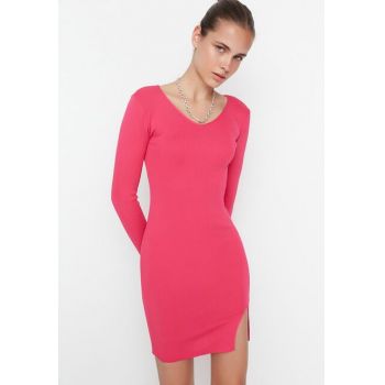 Rochie scurta roz Nobila de firma originala