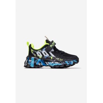 Sneakers copii negri Vitalis V2 ieftini