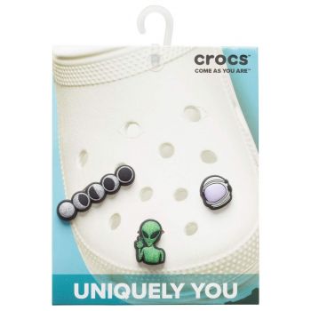 Jibbitz Crocs Alien 3 Pack de firma originali