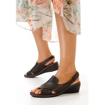 Sandale cu platforma Maricia Negre