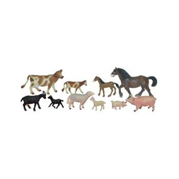 Animale domestice cu puii set de 10 figurine - Miniland