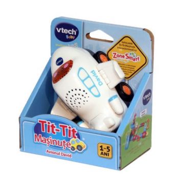 Avionul interactiv David, cu lumini si sunete, Tit-Tit, Vtech 188112