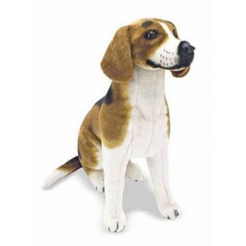 Catel din plus realistic Beagle - Melissa and Doug