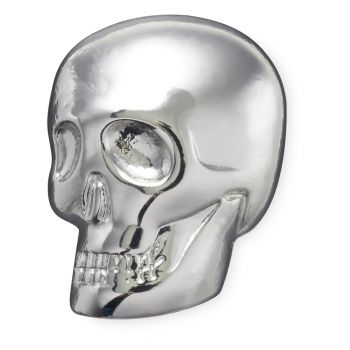 Jibbitz Crocs Silver 3D Skull