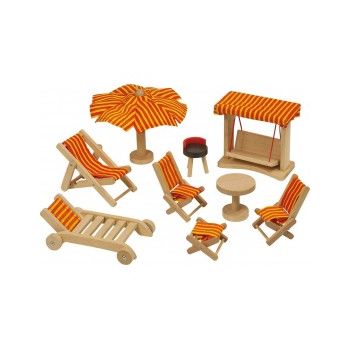 Mobilier pentru casute papusi - Gradina
