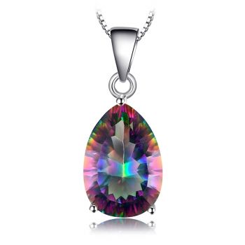 Colier din argint Mystic Topaz Drop