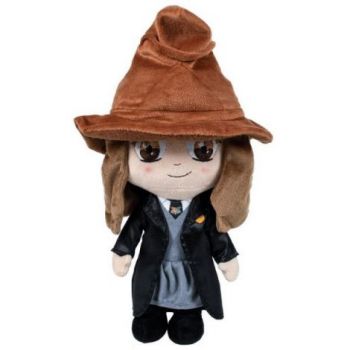 Jucarie din plus Hermione 1st year cu palarie, Harry Potter, 28 cm