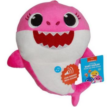 Jucarie muzicala din plus Mummy Shark, Baby Shark, 35 cm