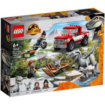 Lego Jurassic World Capturarea Velociraptorilor Blue Si Beta 76946 ieftina