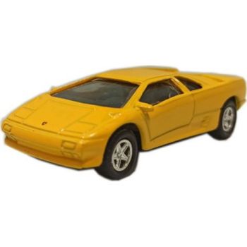 Masinuta Die Cast 7.5 Cm, Scara 1:60, Lamborghini Galben ieftina