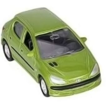 Masinuta Die Cast 7.5 Cm, Scara 1:60, Peugeot verde