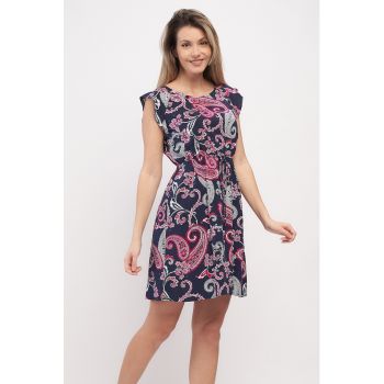 Rochie mini cu imprimeu paisley