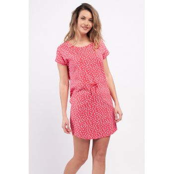 Rochie-tricou cu snur