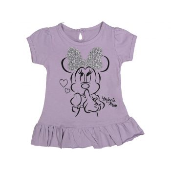 Rochita Minnie, pentru fetite, mov,Bumbac 100%, 9-24 luni Rochita Minnie, pentru fetite, mov,Bumbac 100%, 9-24 luni