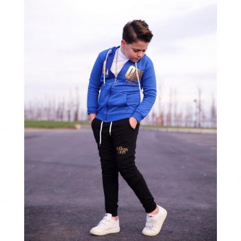 Trening Albastru, Lion, 2 Piese, Hanorac si Pantaloni, Pentru Baieti