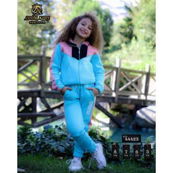 Trening Choose, Vatuit, Roz-Albastru, Pentru Fete, 5-8 ani Trening Choose, Vatuit, Roz-Albastru, Pentru Fete, 5-8 ani