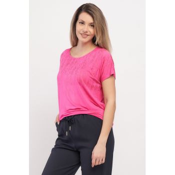 Tricou cu decolteu rotund