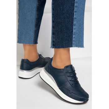 Pantofi piele Loriana Navy