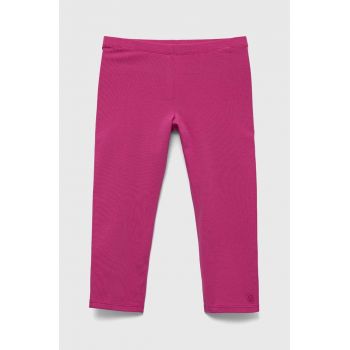 United Colors of Benetton colanti culoarea roz, neted