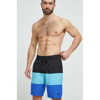 4F pantaloni scurti de baie culoarea negru