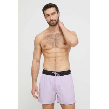 4F pantaloni scurti de baie culoarea violet