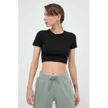 4F tricou femei, culoarea negru