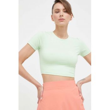 4F tricou femei, culoarea verde