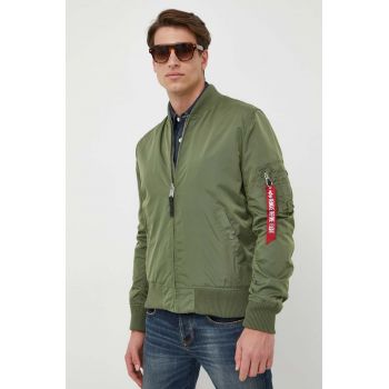 Alpha Industries geacă bomber MA-1 TT bărbați, culoarea verde, de tranziție 191103.01-SageGreen