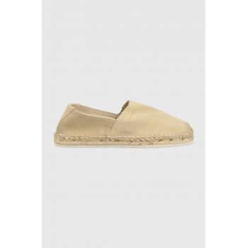 Gant espadrile din piele intoarsa Lucinella culoarea bej, 26563811.G168 ieftine