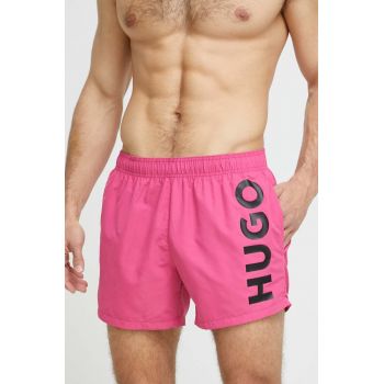 HUGO pantaloni scurti de baie culoarea roz